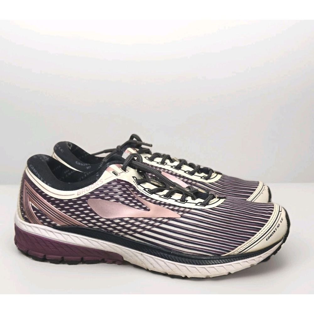 Brooks Ghost LE 10 Womens Size 10 Purple Running Shoes Tennis Sneakers - Picture 3 of 11